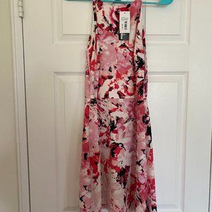 Multicolor Fit and Flare Dress